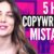 Dodging the Pitfalls: 5 Copywriting Mistakes to Avoid for Better Sales Conversion